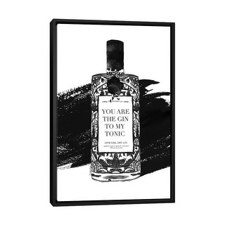 iCanvas "Gin To My Tonic" by Mercedes Lopez Charro Framed Canvas Print